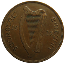 Load image into Gallery viewer, 1928 Ireland One Penny Coin
