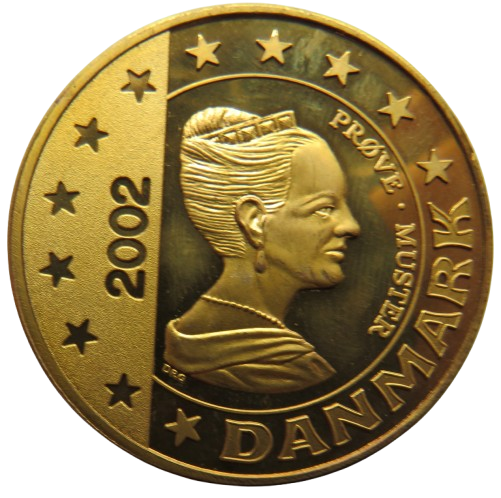 2002 Denmark 5 Euro Fantasy Coin / Medal