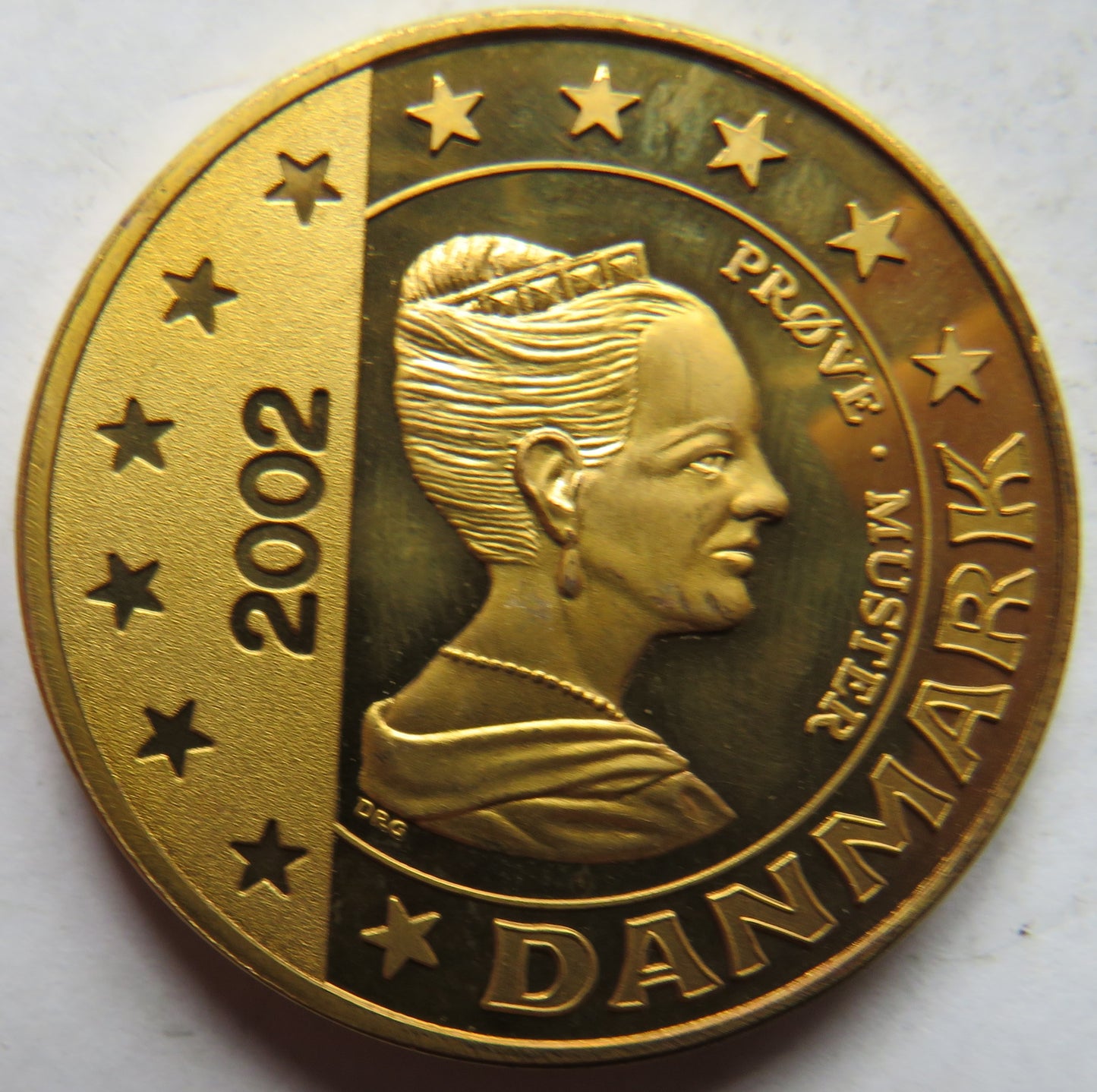 2002 Denmark 5 Euro Fantasy Coin / Medal