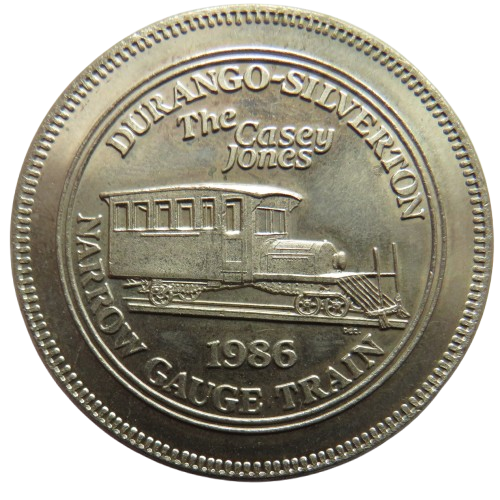 1986 Durango Rotary Club Colorado Commemorative Medal