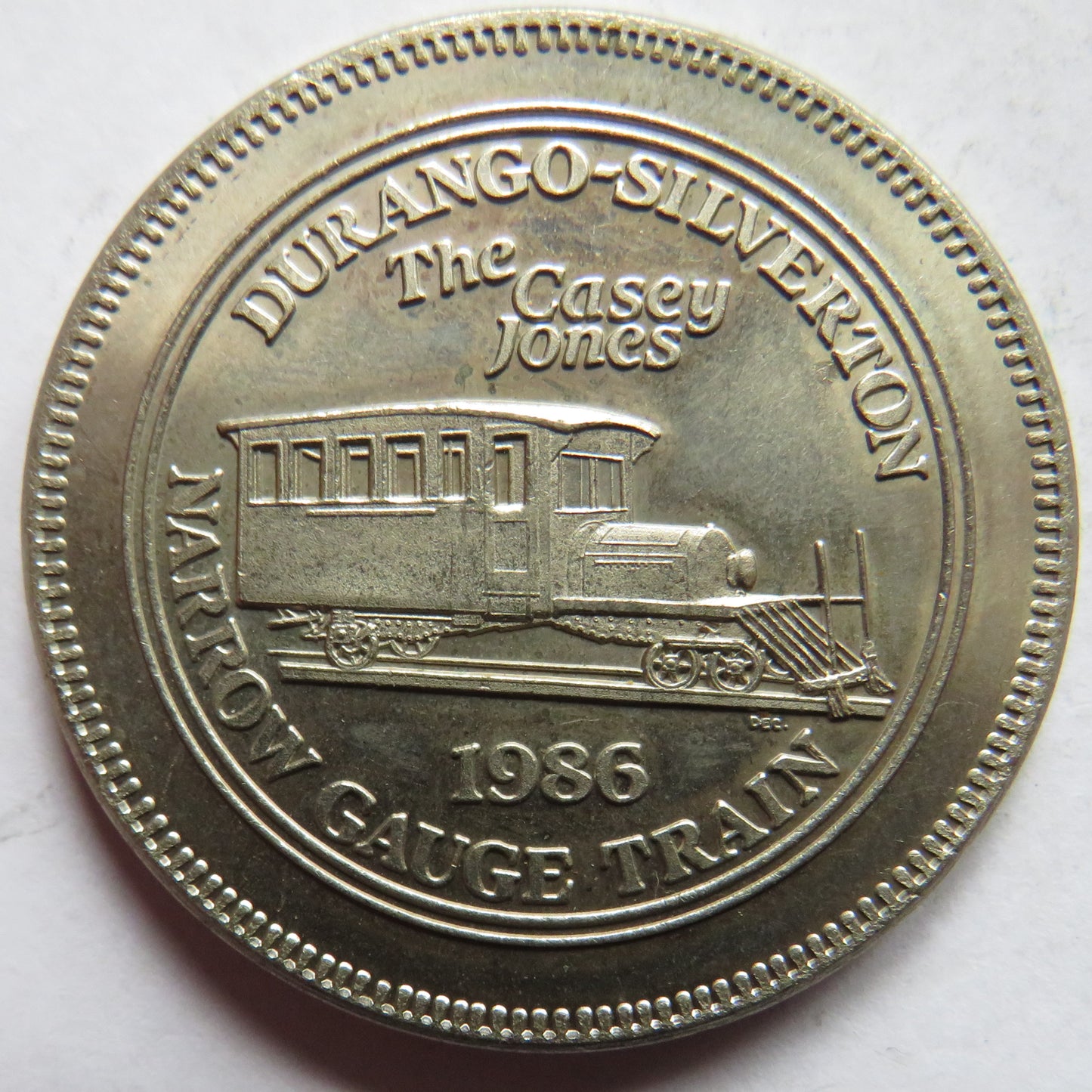 1986 Durango Rotary Club Colorado Commemorative Medal