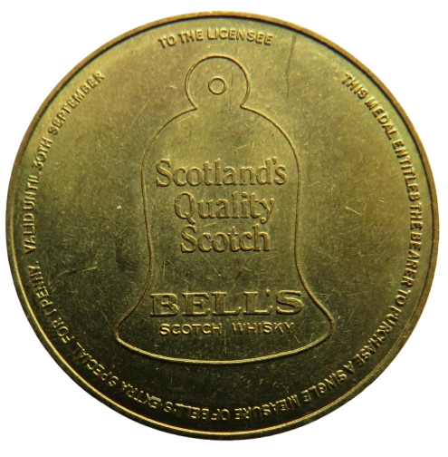 Vintage Bell's Scottish Open Token / Medal