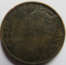 Load image into Gallery viewer, 1881 Queen Victoria Hong Kong One Cent Coin
