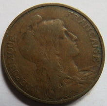 Load image into Gallery viewer, 1907 France 5 Centimes Coin
