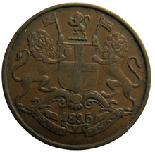 Load image into Gallery viewer, 1835 East India Company 1/4 Quarter Anna Coin In Better Grade
