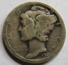 Load image into Gallery viewer, 1920-S USA Silver Mercury Dime Coin
