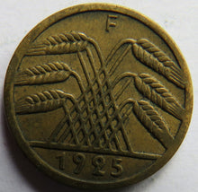 Load image into Gallery viewer, 1925-F Germany Weimar Republic 5 Reichspfennig Coin
