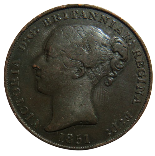 1851 Queen Victoria States of Jersey 1/13th Shilling Coin