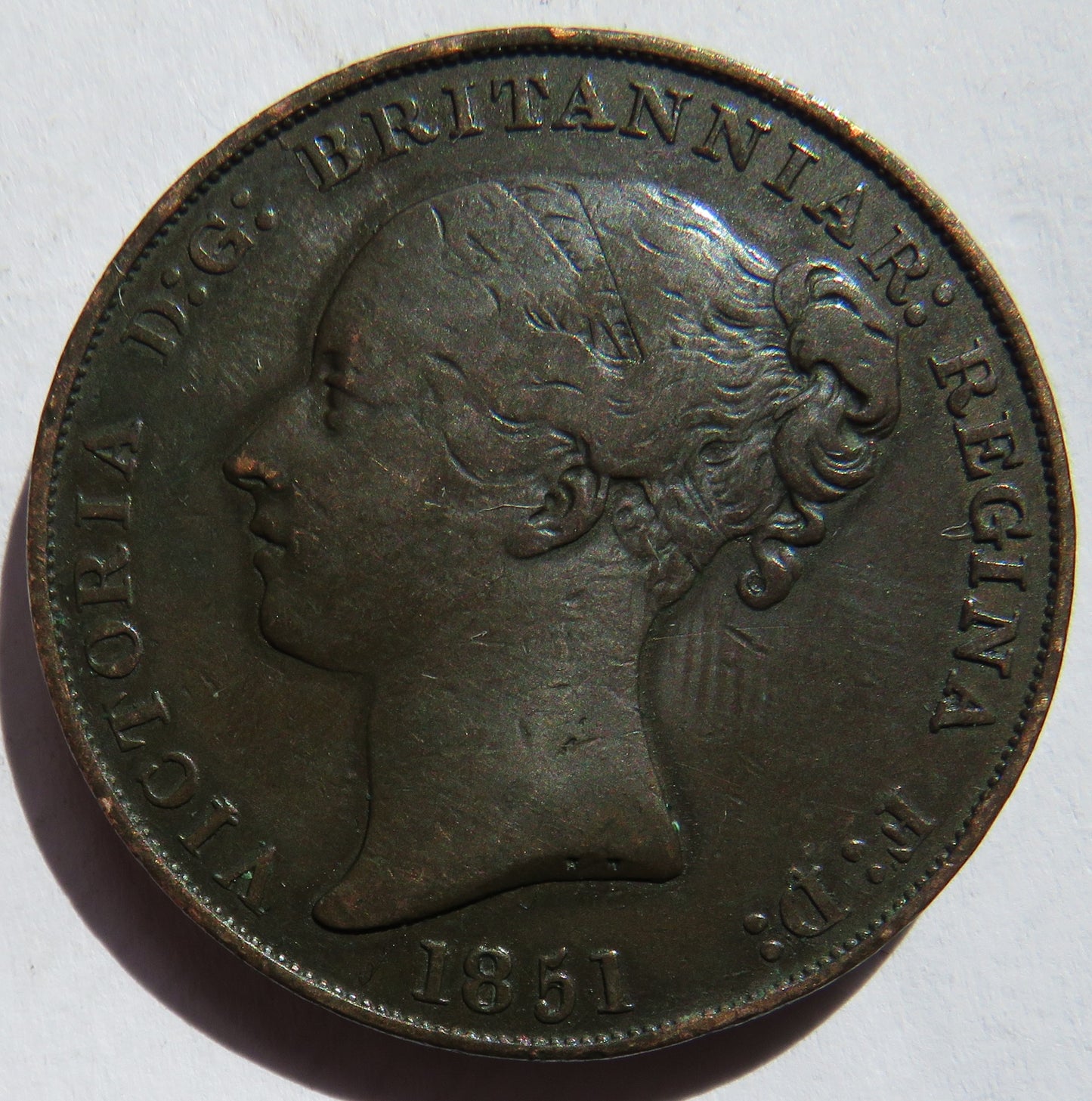 1851 Queen Victoria States of Jersey 1/13th Shilling Coin