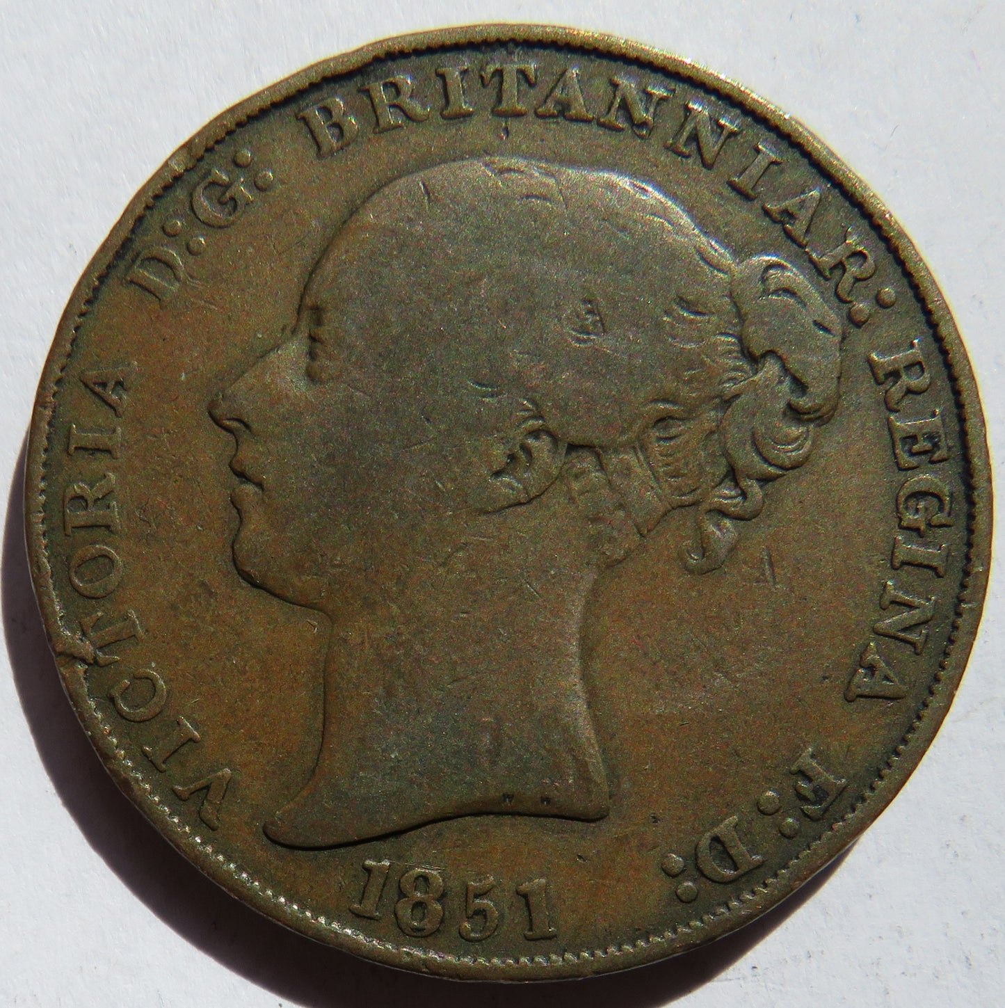 1851 Queen Victoria States of Jersey 1/13th Shilling Coin