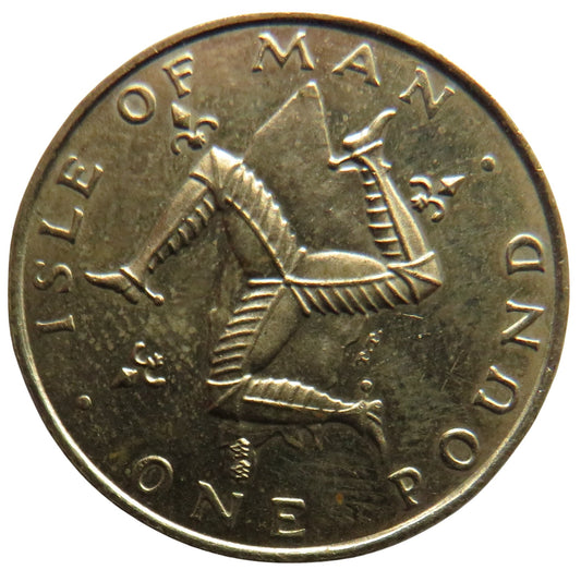 1980 Isle of Man £1 One Pound Coin