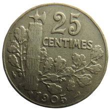 Load image into Gallery viewer, 1905 France 25 Centimes Coin
