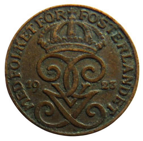 1923 Sweden One Ore Coin