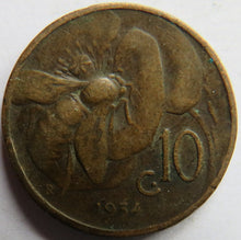 Load image into Gallery viewer, 1934 Italy 10 Centesimi Coin
