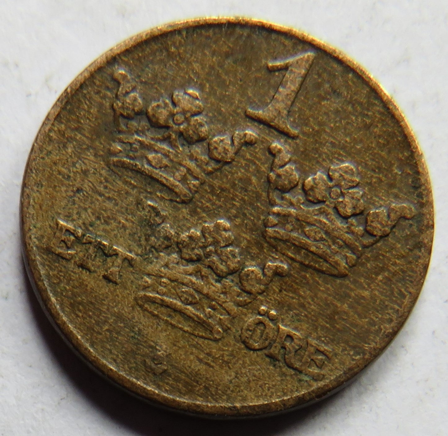 1939 Sweden One Ore Coin