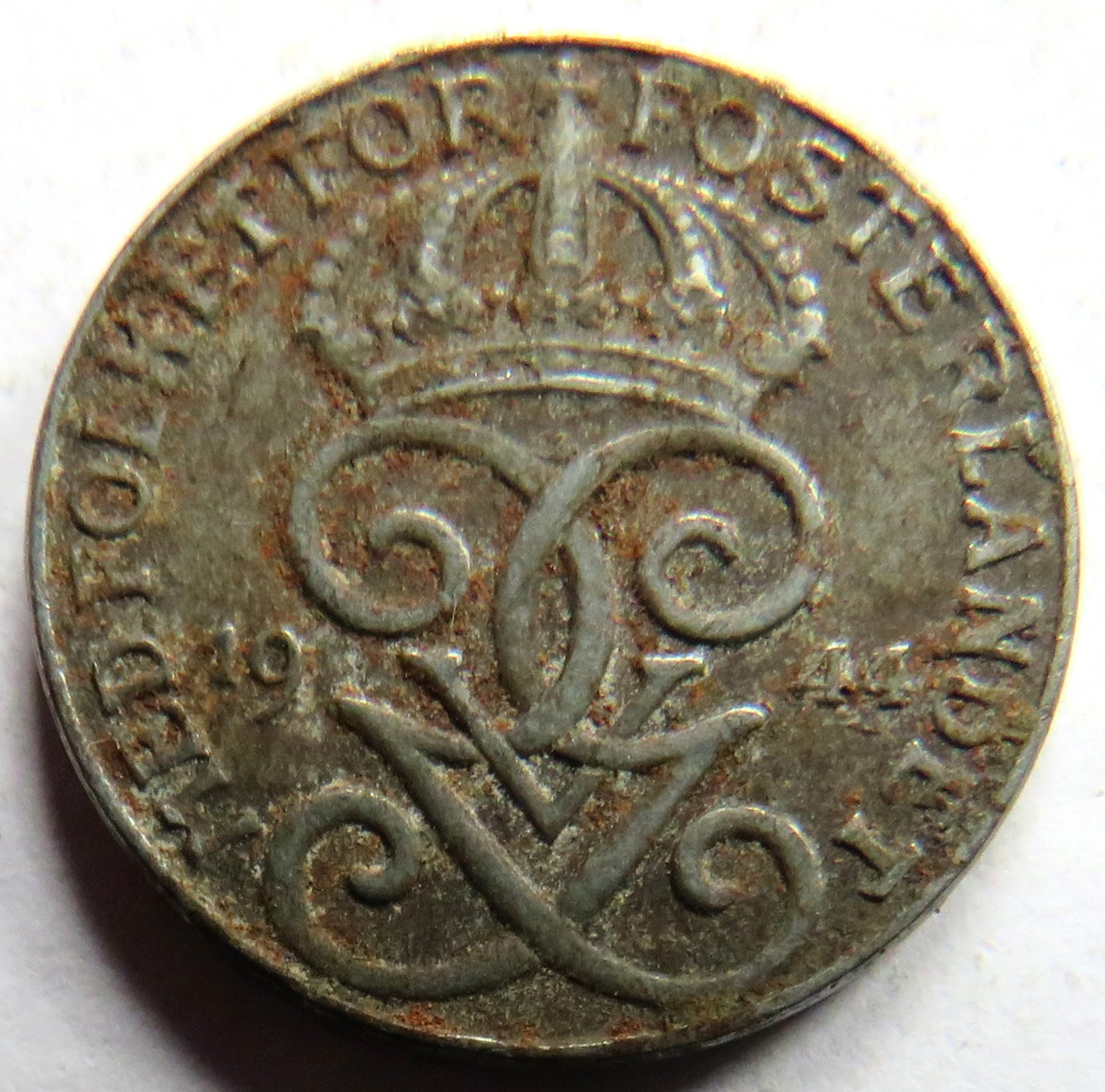 1944 Sweden One Ore Coin