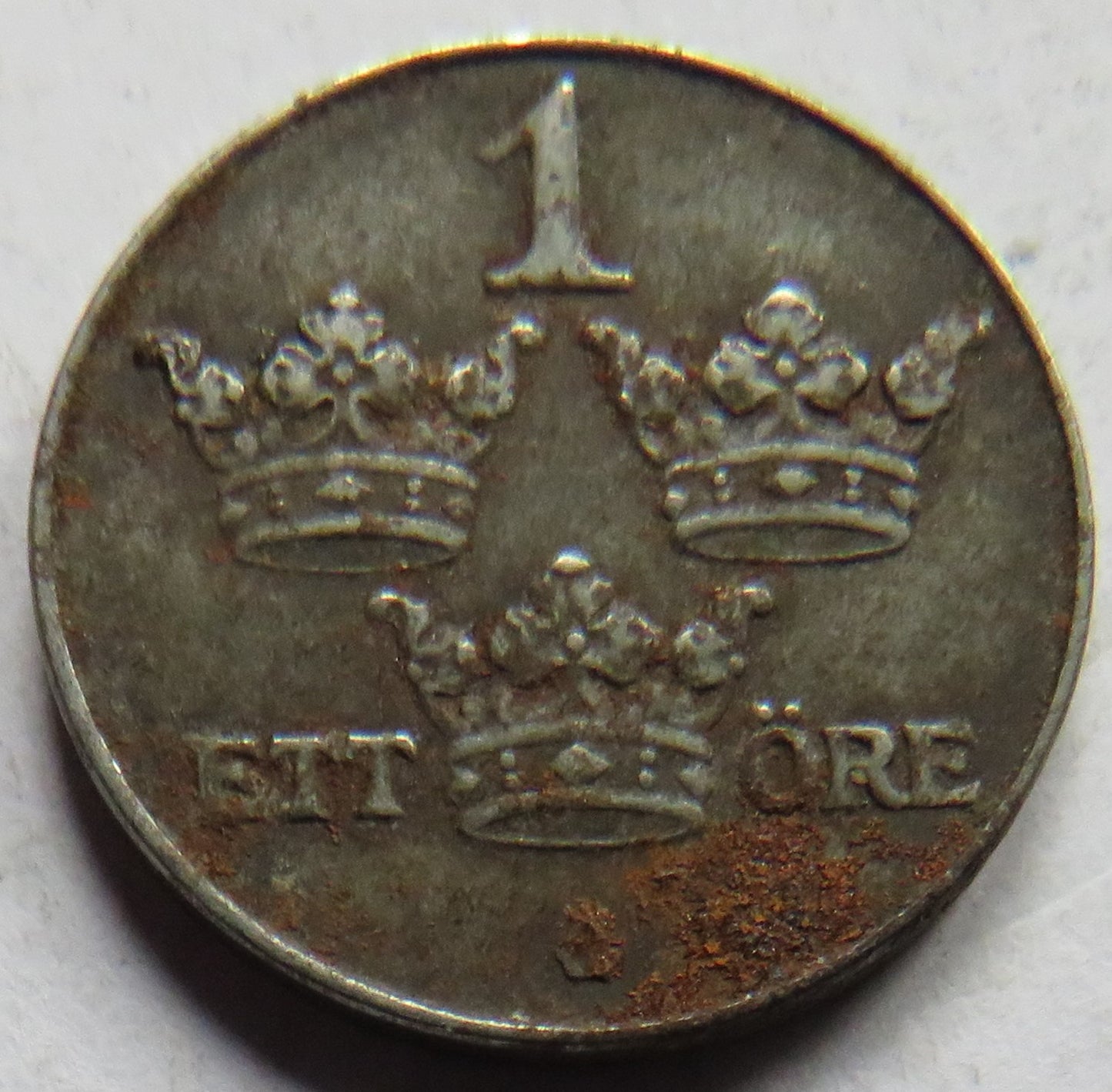 1944 Sweden One Ore Coin