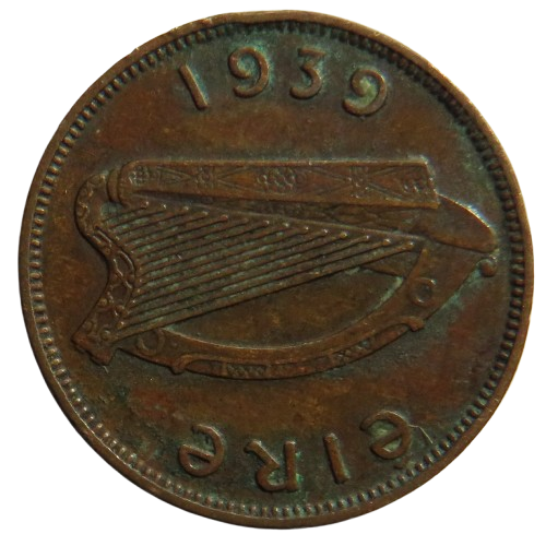 1939 Ireland Eire Farthing Coin