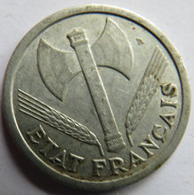 Load image into Gallery viewer, 1943 France 2 Francs Coin
