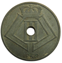 Load image into Gallery viewer, 1942 Belgium 25 Centimes Coin
