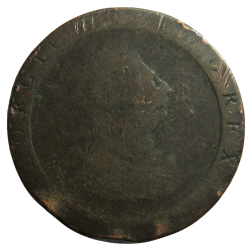 1797 King George III Cartwheel One Penny Coin - Great Britain