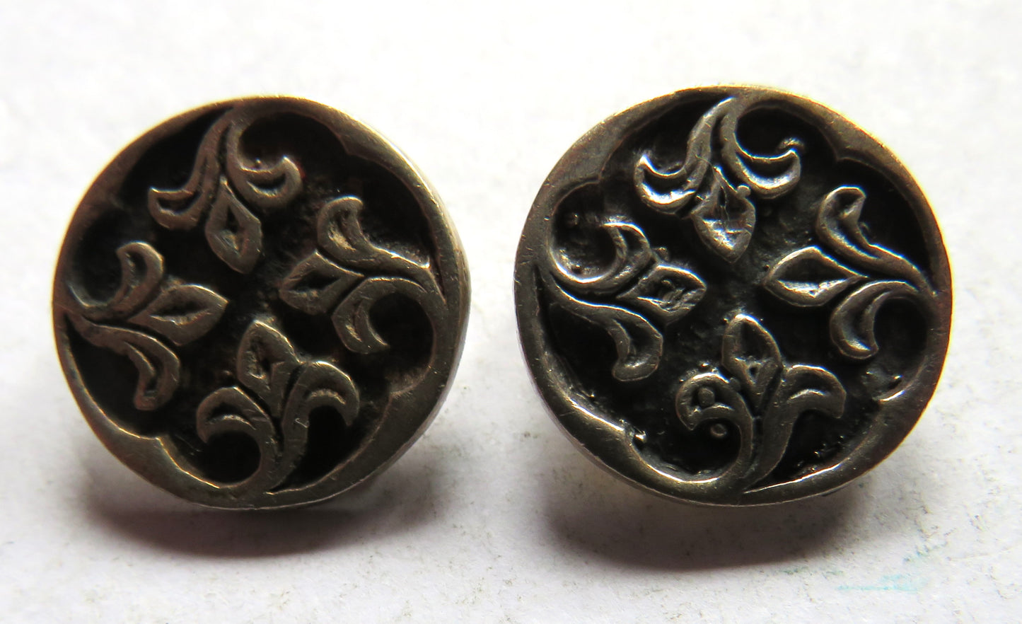 Pair of Sterling Silver Clip On Earrings By John Hart "Iona"