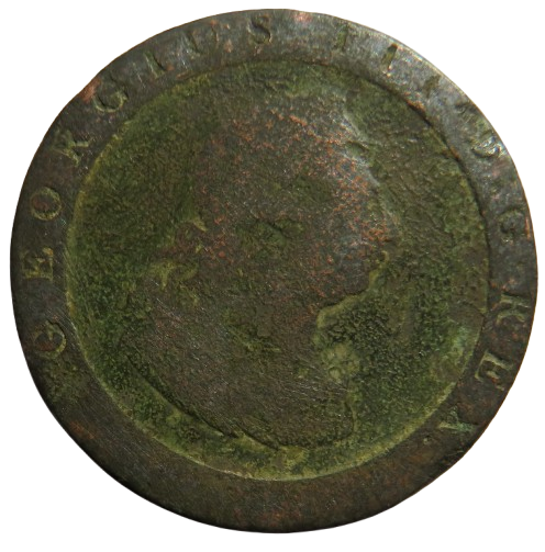 1797 King George III Cartwheel One Penny Coin - Great Britain