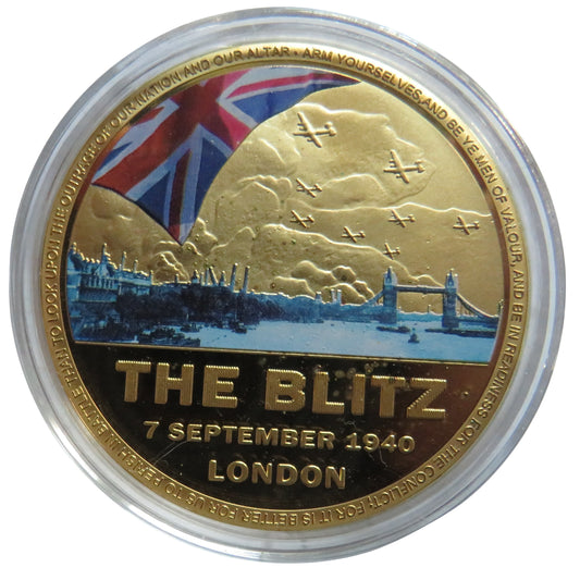 1939-1945 WWII Commemorative Coin The Blitz 7 September 1940 London