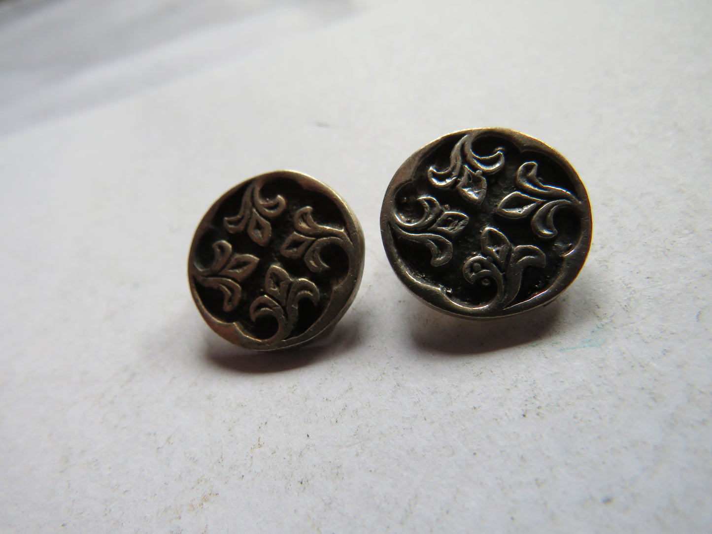 Pair of Sterling Silver Clip On Earrings By John Hart "Iona"