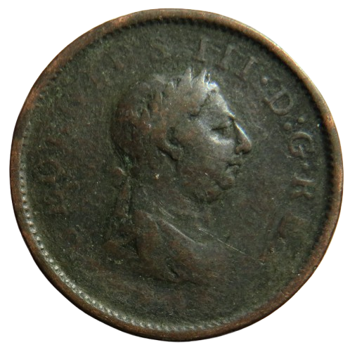 1806 King George III One Penny Coin - Great Britain