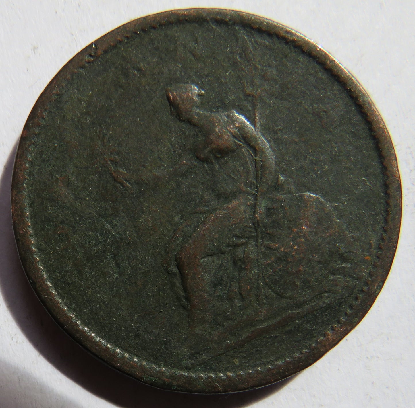 1806 King George III One Penny Coin - Great Britain
