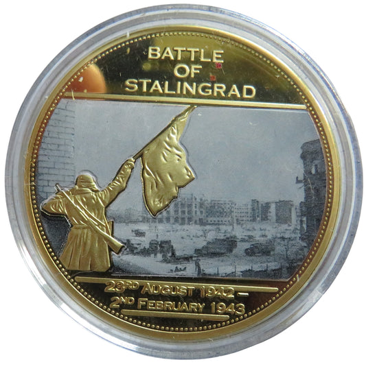 1939-2014 75th Anniversary of WWII Commemorative Coin Battle of Stalingrad