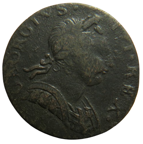 1775 King George III Halfpenny Coin - Great Britain