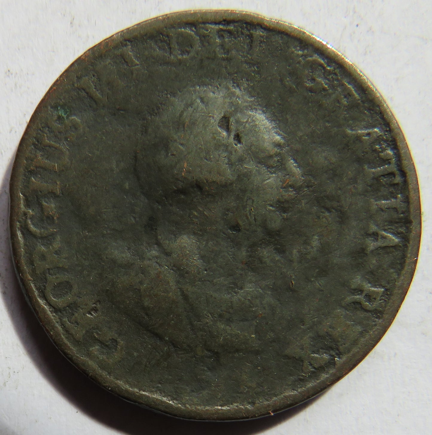 1799 King George III Halfpenny Coin - Great Britain