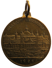 Load image into Gallery viewer, 1901 Glasgow Exhibition Medal  - Let Glasgow Flourish High Grade
