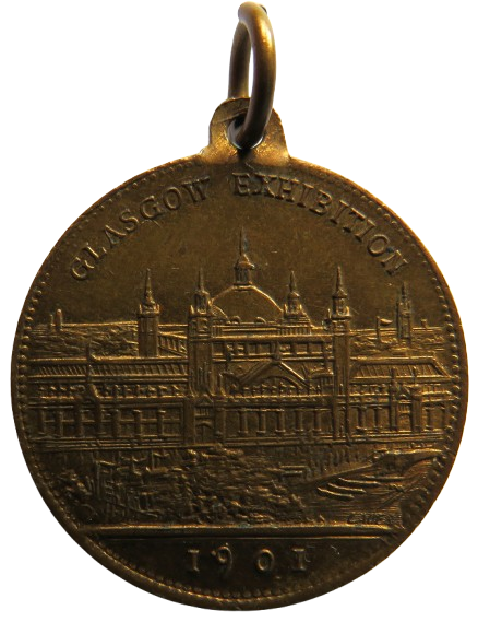 1901 Glasgow Exhibition Medal  - Let Glasgow Flourish High Grade