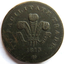 Load image into Gallery viewer, 1813 Jersey, Guernsey and Alderney One Penny Token Rare
