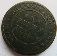 Load image into Gallery viewer, 1813 Jersey, Guernsey and Alderney One Penny Token Rare
