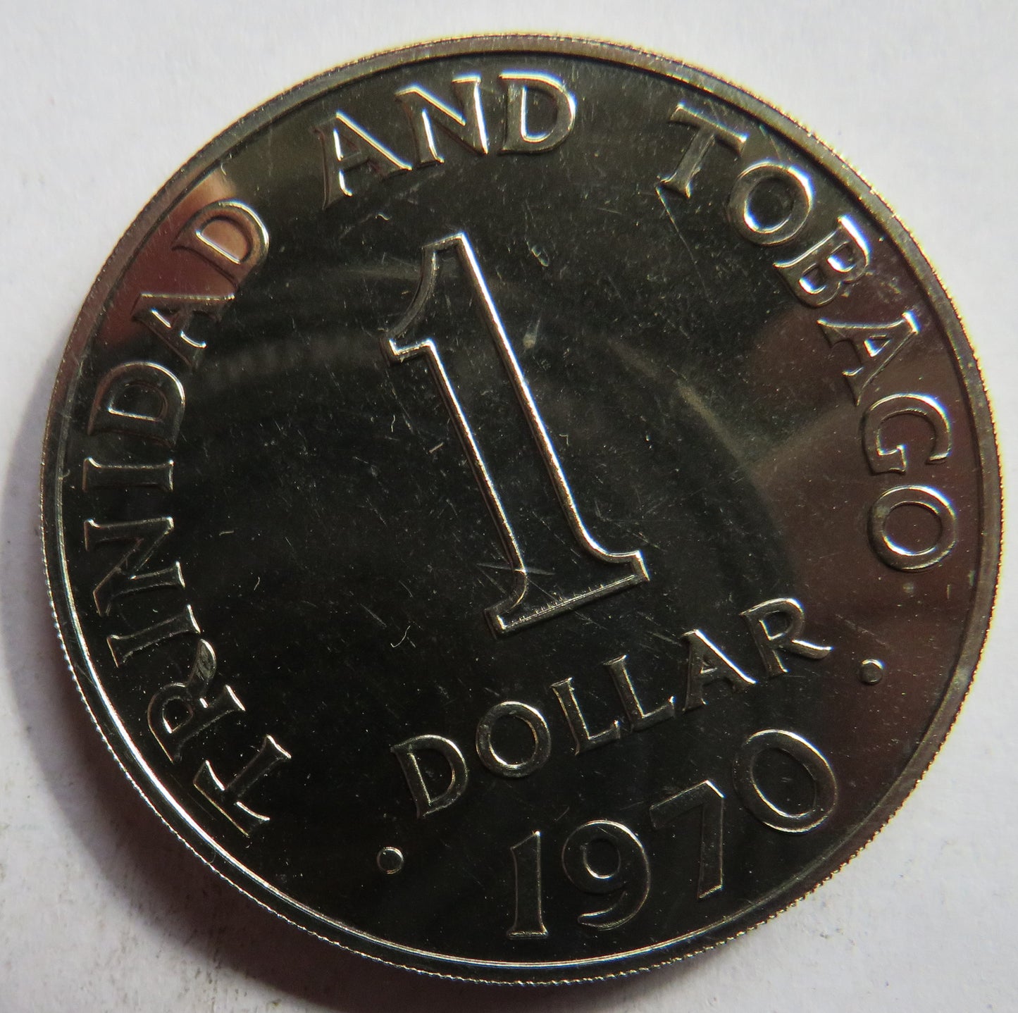1970 Trinidad & Tobago $1 Dollar Coin