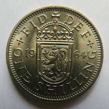 Load image into Gallery viewer, 1964 Queen Elizabeth II Scottish Shilling Coin High Grade - Great Britain
