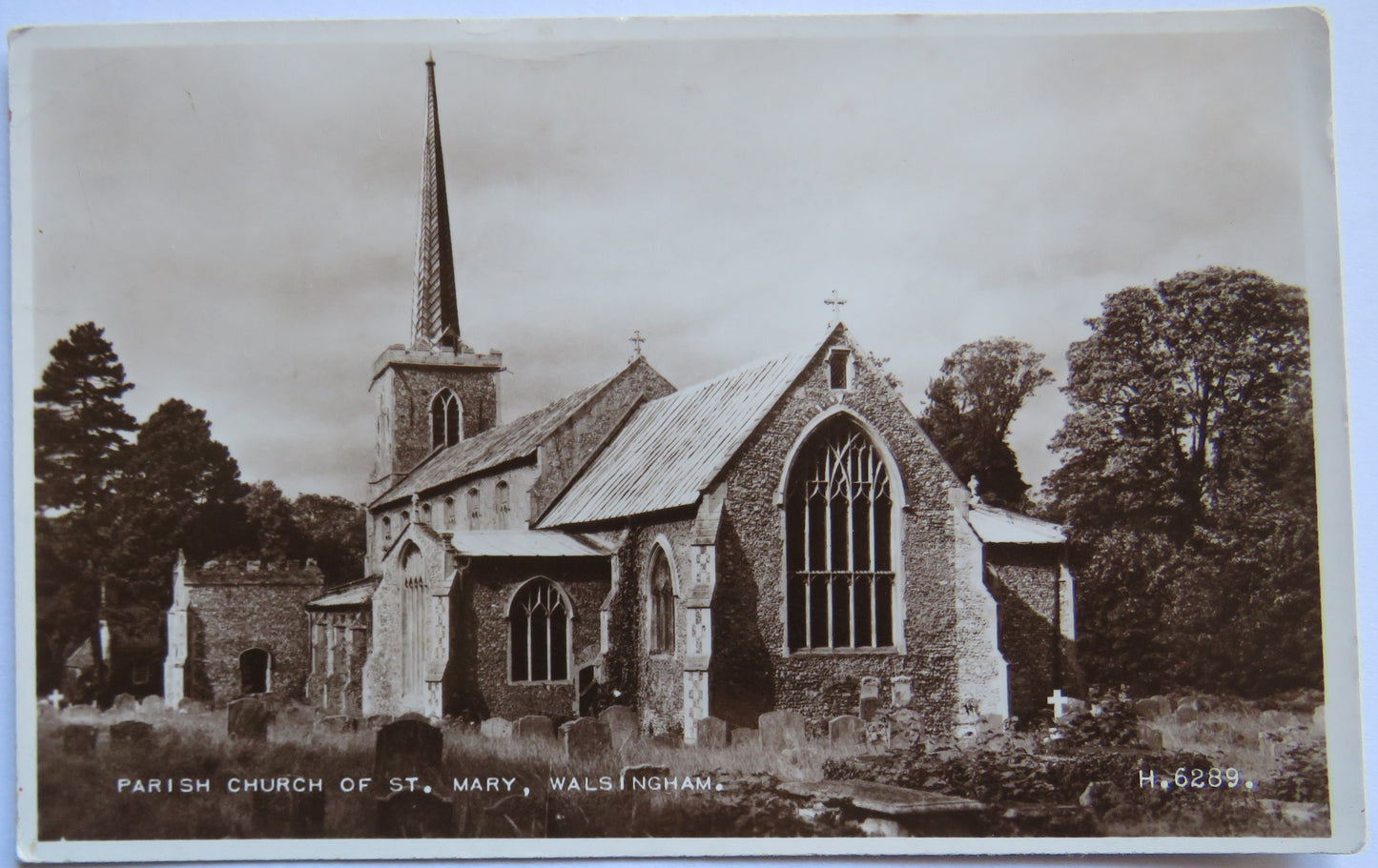 Vintage Postcard of Parish Church of St. Mark, Walsingham