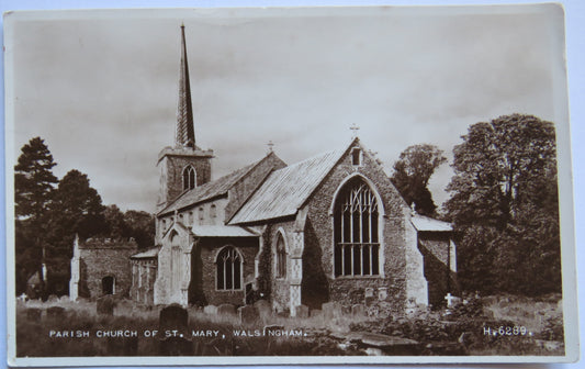 Vintage Postcard of Parish Church of St. Mark, Walsingham