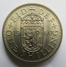 Load image into Gallery viewer, 1960 Queen Elizabeth II Scottish Shilling Coin High Grade - Great Britain
