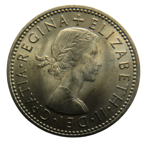 1963 Queen Elizabeth II Scottish Shilling Coin High Grade - Great Britain