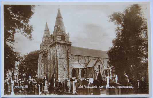 Vintage Postcard of St. Machar's Cathedral, Aberdeen