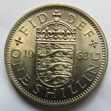 Load image into Gallery viewer, 1963 Queen Elizabeth II English Shilling Coin High Grade - Great Britain
