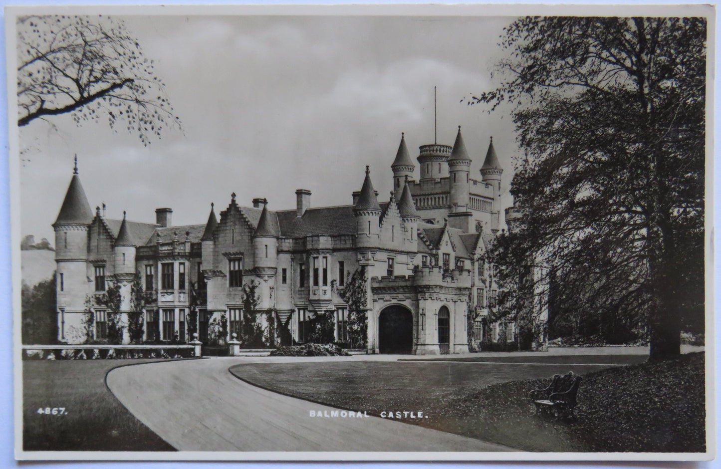 Vintage Postcard of Balmoral Castle