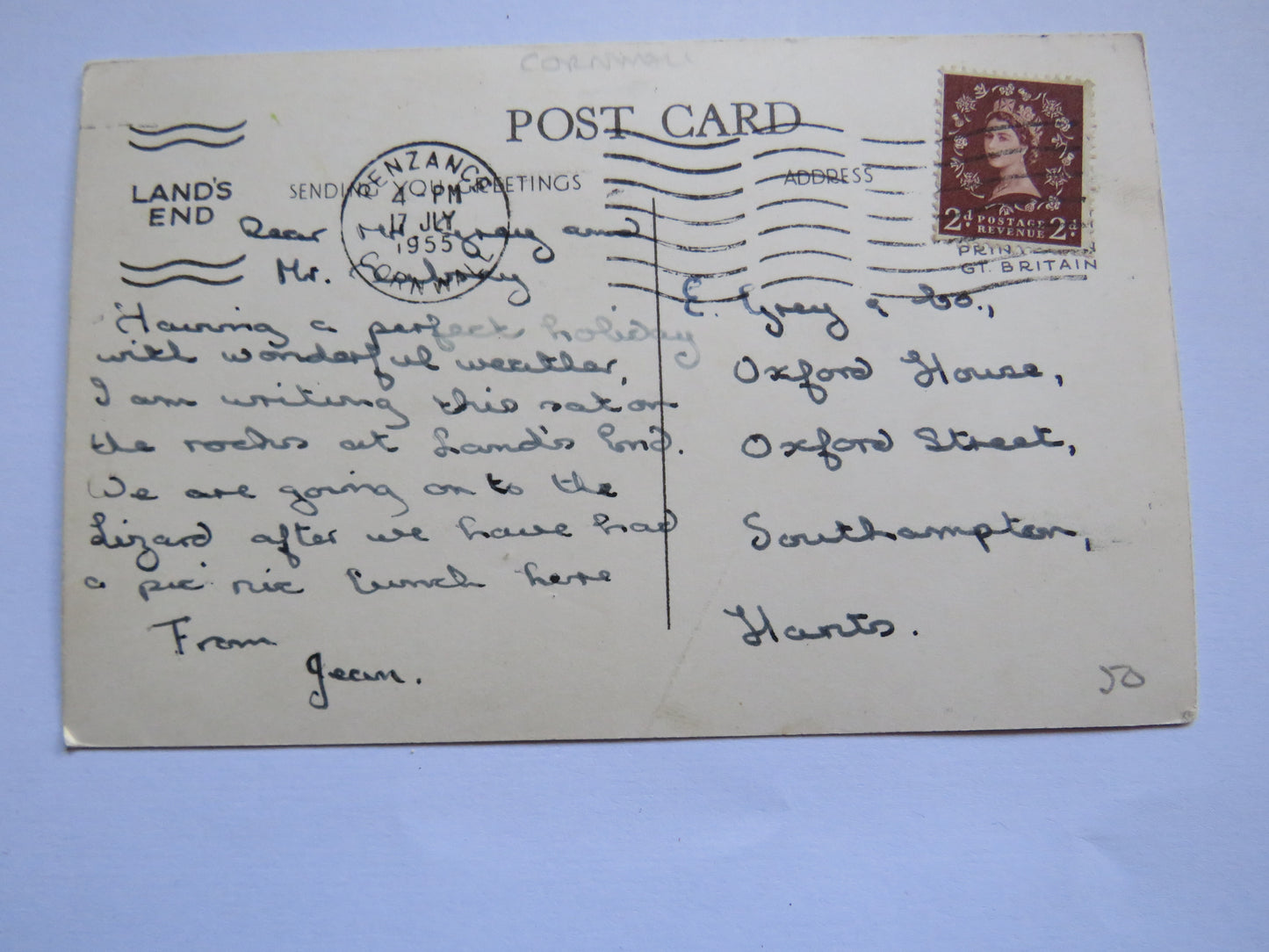 Vintage Multiview Postcard of Why Stop at Land's End, 1955