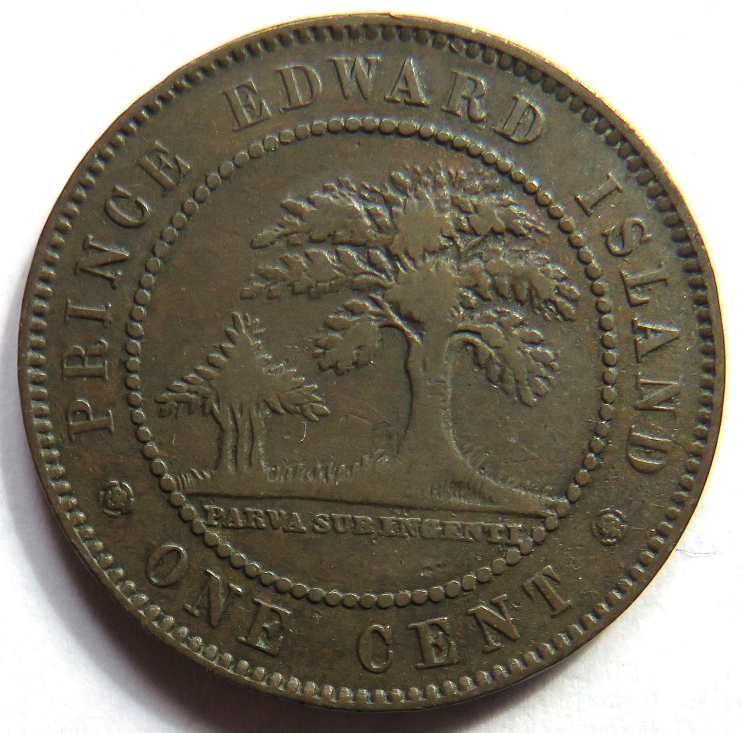 1871 Queen Victoria Prince Edward Island One Cent Coin