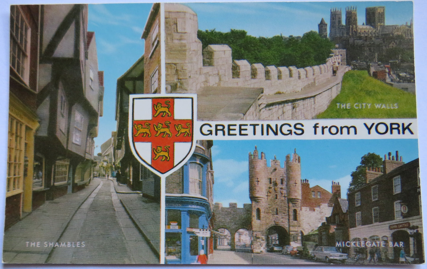 Vintage Multiview Postcard of Greetings from York